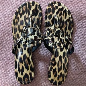 Tory Burch “MILLER PRINTED PATENT SANDAL” size 11